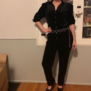 Vintage 80’s Velour Jumpsuit